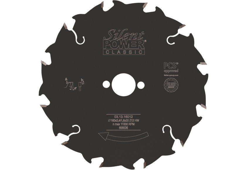 SET: Silent Power® Classic | Kombizuschnitt Sägeblatt