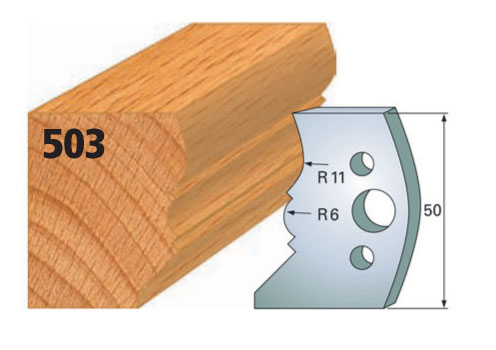 Abweiser, B= 50 mm (1 Paar) Nr. 503