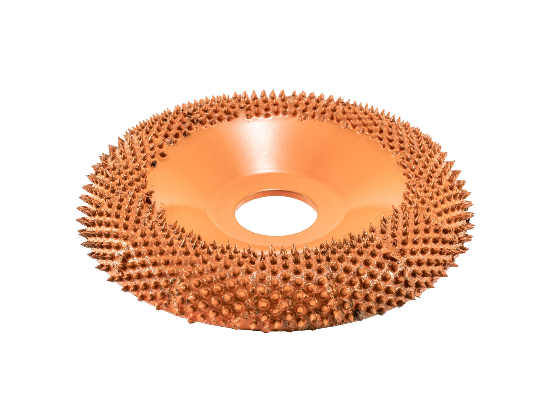 SABURRTOOTH 100 mm Frässcheibe, gewölbt, sehr grob/orange