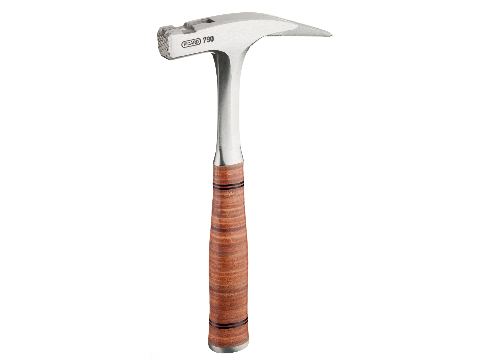 PICARD Latthammer Ganzstahl mit Ledergriff