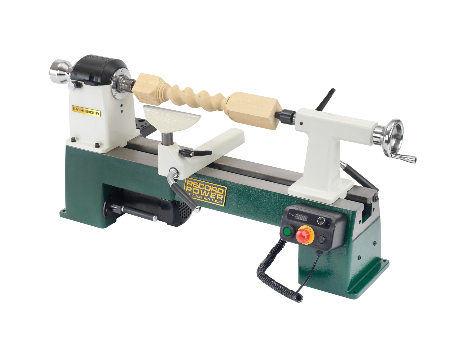 RECORD POWER PATHFINDER Tischdrechselbank - Aktions-Set
