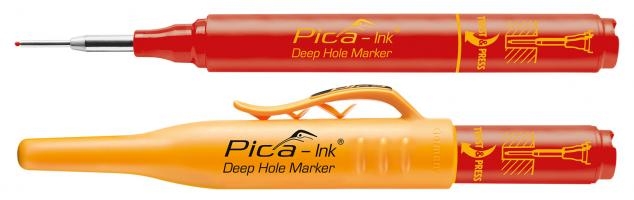 PICA-Ink Tieflochmarker Rot