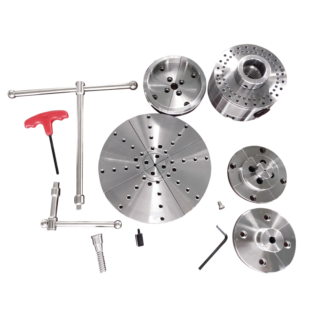 Holzstar Vier-Backenfutter Ø 115 mm Premium-Set