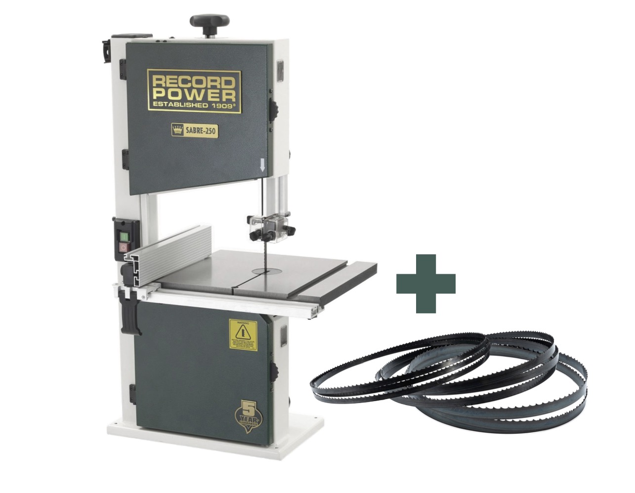 RECORD POWER Bandsäge SABRE 250 Aktionsset