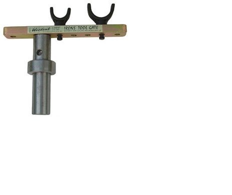 WOODCUT Werkzeugauflage "Irons Toolgate" Zapfen-Ø 30 mm, L 135 mm