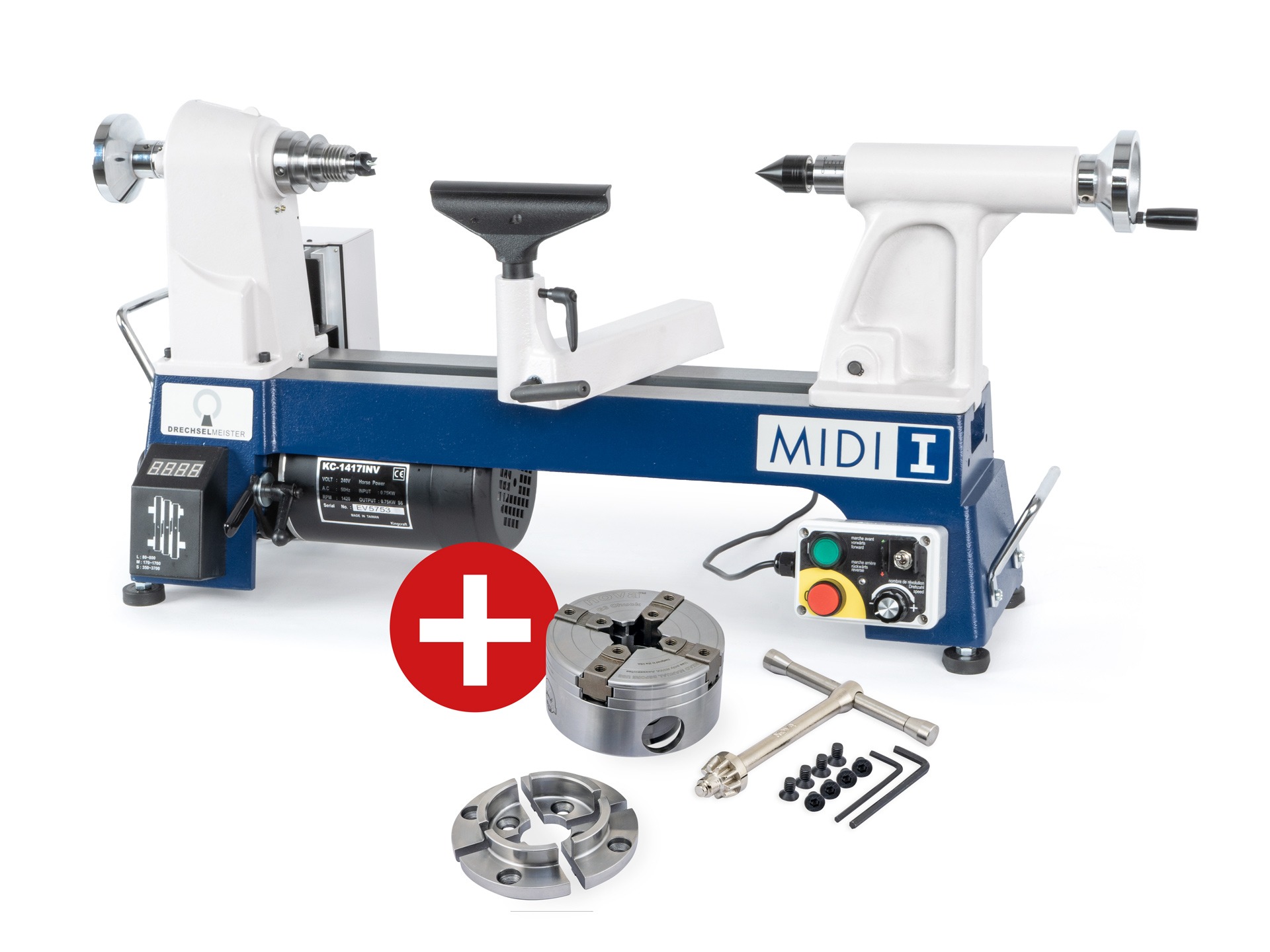 MIDI 1 Tischdrechselbank SET-Aktion "NEUE VERSION"