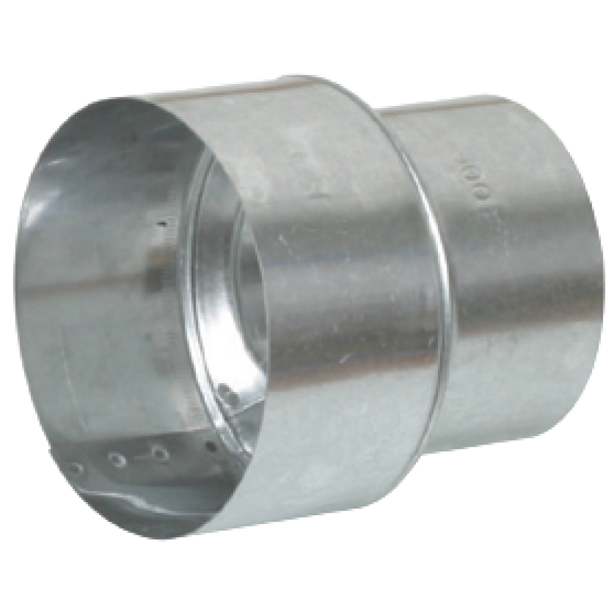 Holzkraft Reduziermuffe, nicht gebördelt Ø 100 mm weit, 80 mm eng