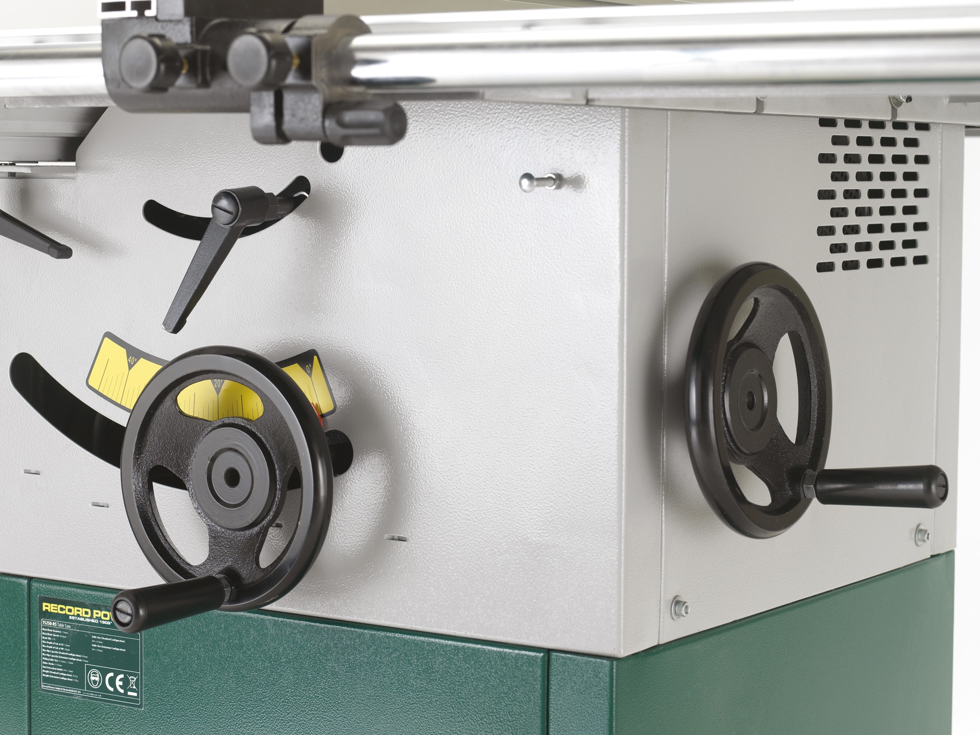 RECORD POWER Tischkreissäge TS250RS mit Auslegertisch