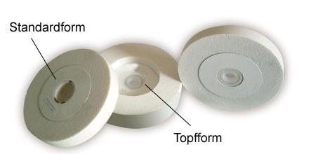 Edelkorundscheibe K60 Topfform Ø 200 mm