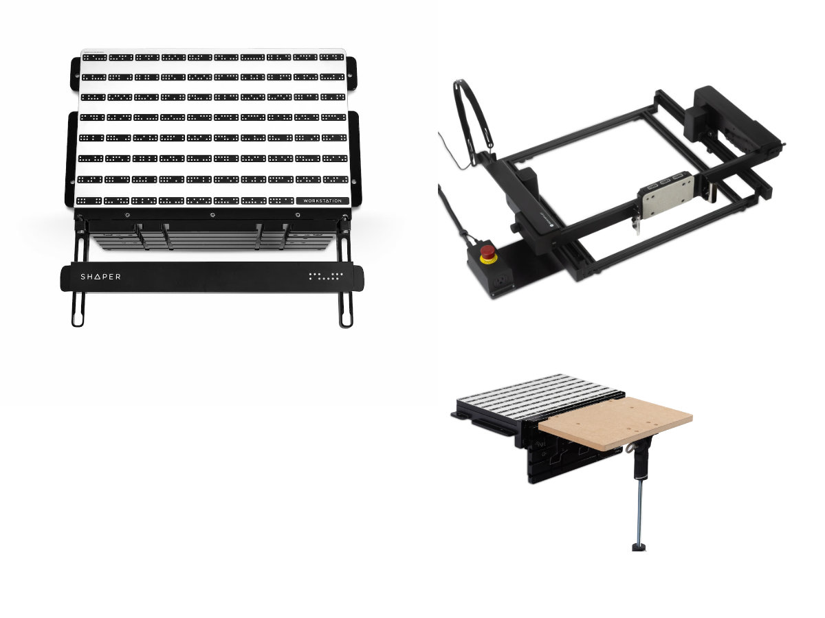 Shaper Set 12: BenchPilot + Workstation + Shelf Upgrade Kit