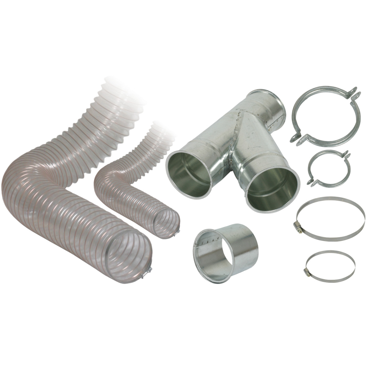 Holzkraft Absauganlagen-Anschluss-Set 120/80 mm