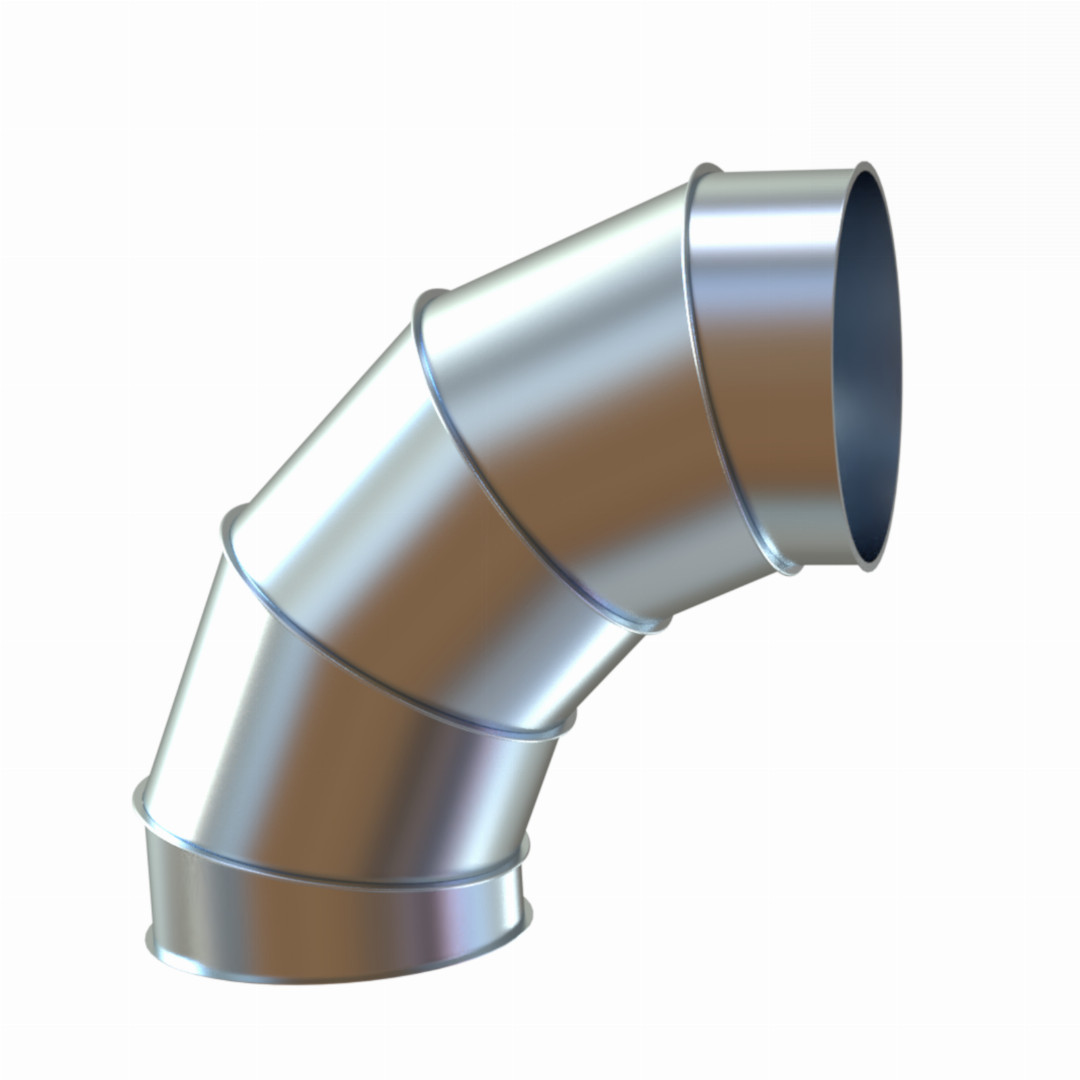 90°-Bogen D=400 mm