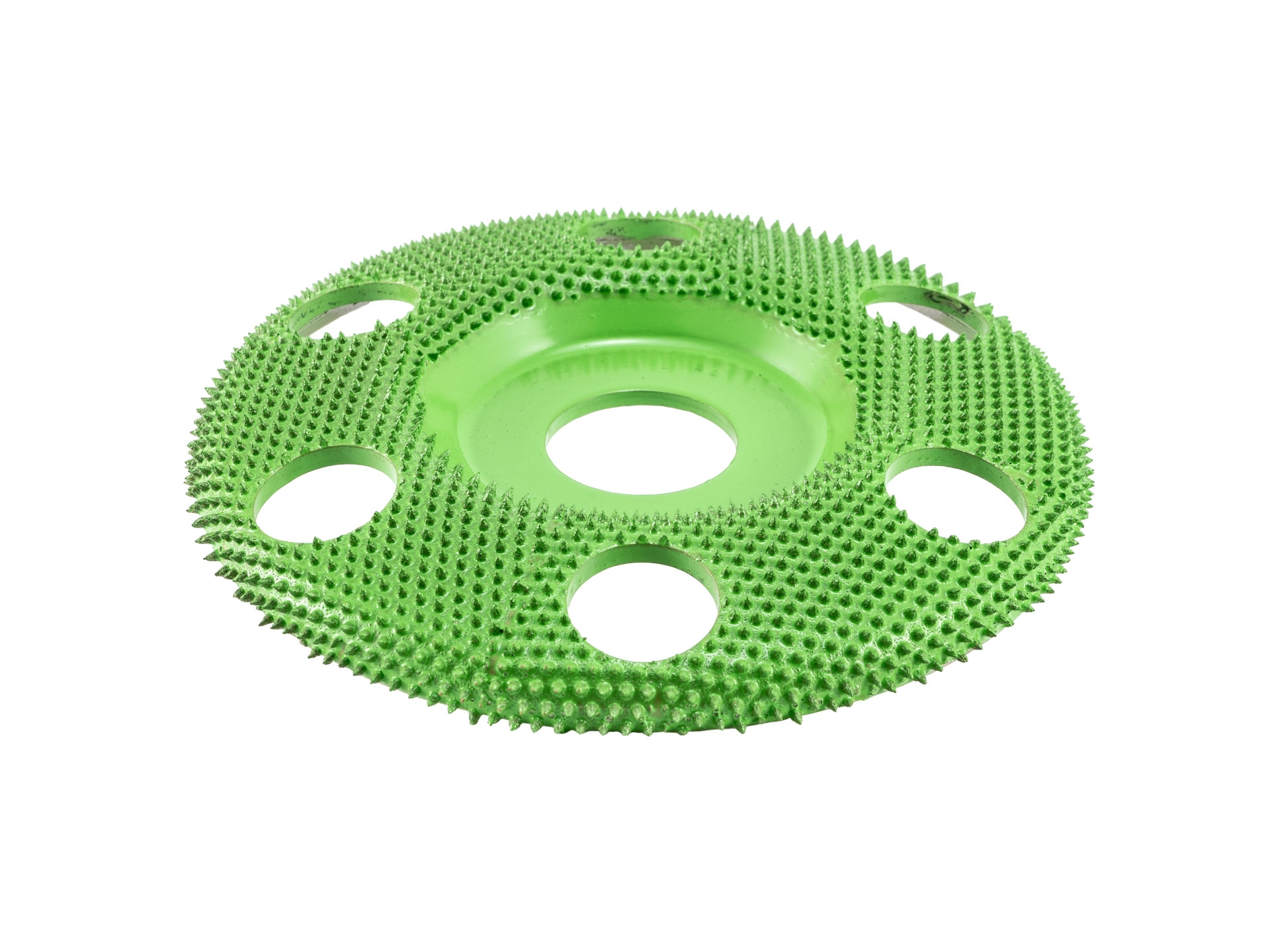 SABURRTOOTH 100 mm Frässcheibe, flach, gelocht, grob/grün