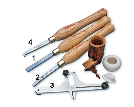 SORBY Gewindeschneiderstrehler SET 1+2, 10 TPI