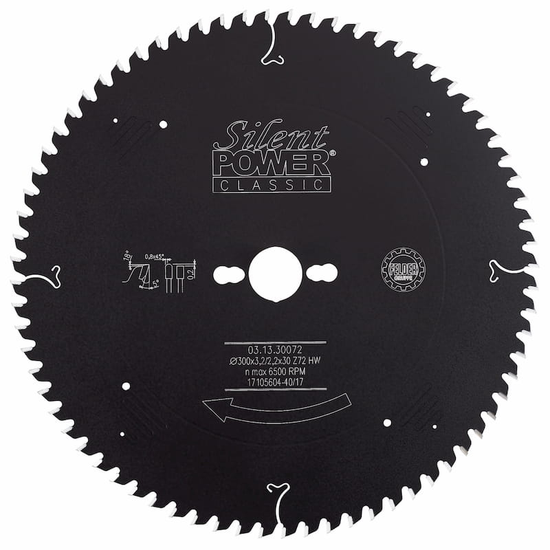 HW Trapez-Flachzahn Sägeblatt Silent-Power® Classic