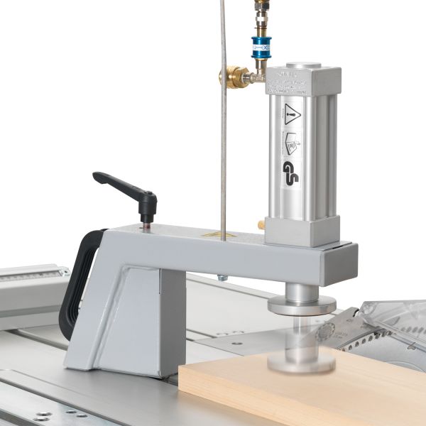 Pneumatischer Niederhalter mit manueller