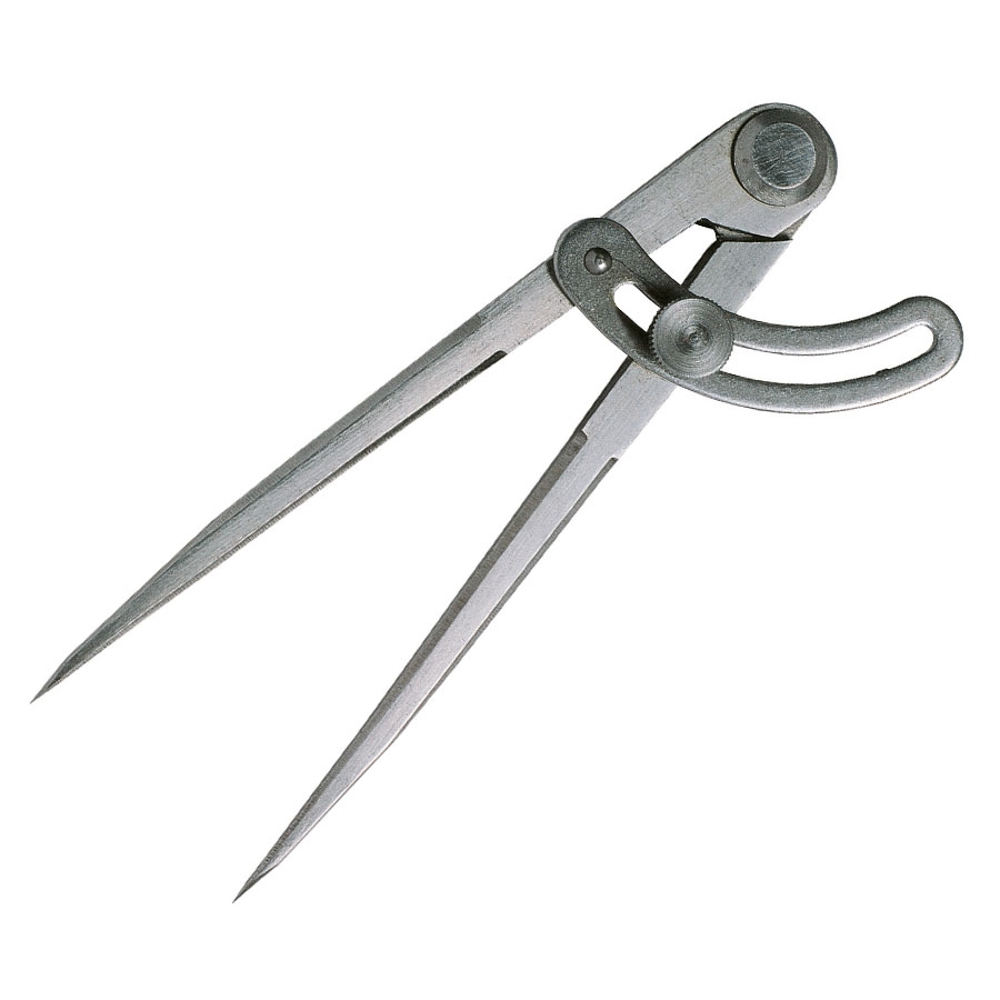 Bogenzirkel - gehärtete Spitzen, 200 mm