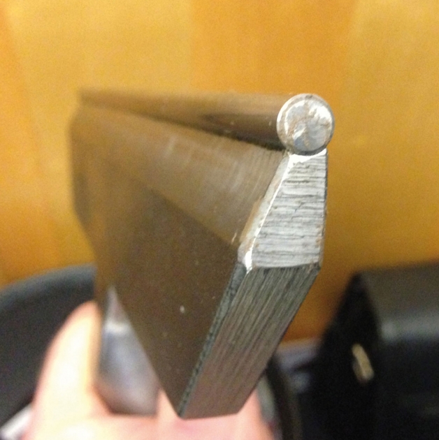 DRECHSELMEISTER Rundstahl- Handauflage SPEZIAL, 300 mm, 25,4 mm / 120 mm