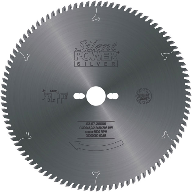 HW-Flach-Trapezzahn Sägeblatt D=300mm