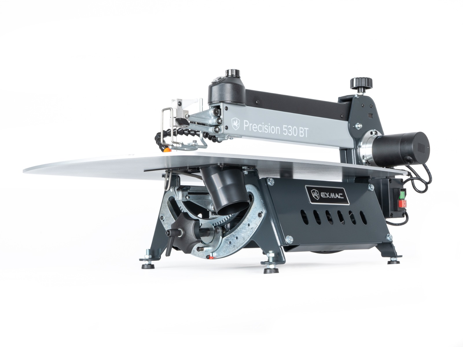 EXMAC Dekupiersäge PRECISION 530BT „Big Table” mit Untergestell