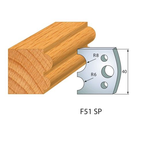 Profilmesser Nr.51 | BG-konform - 40 mm