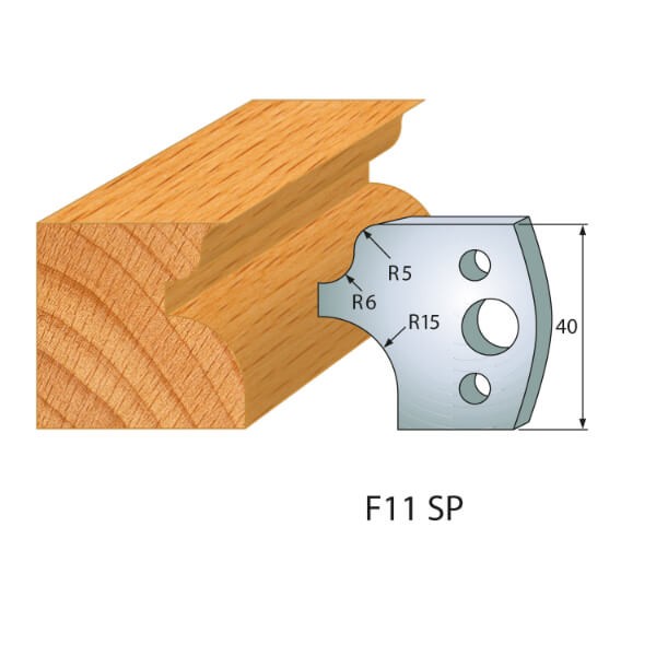 Abweiser für Profilmesser Nr.11 | BG-konform - 40mm