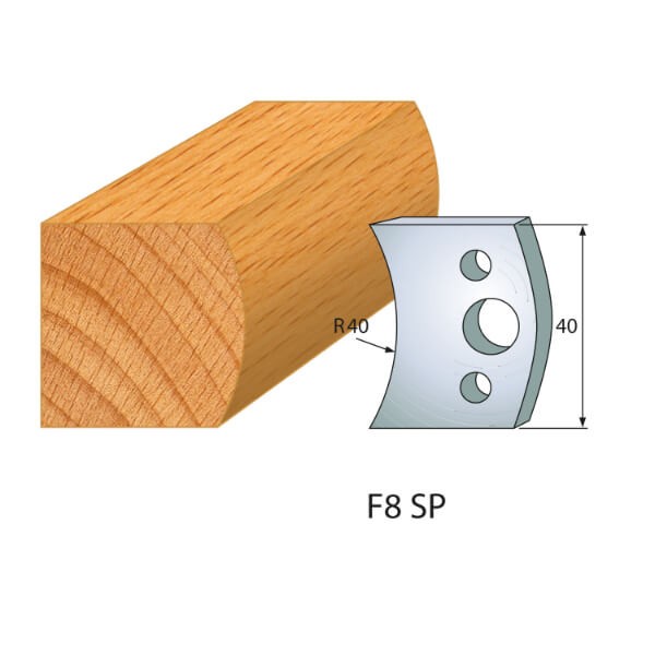 Abweiser für Profilmesser Nr.8 | BG-konform- 40mm