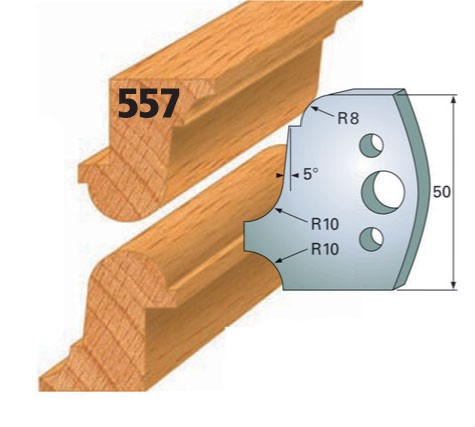 Abweiser für Profilmesser Nr. 557 | 50 mm