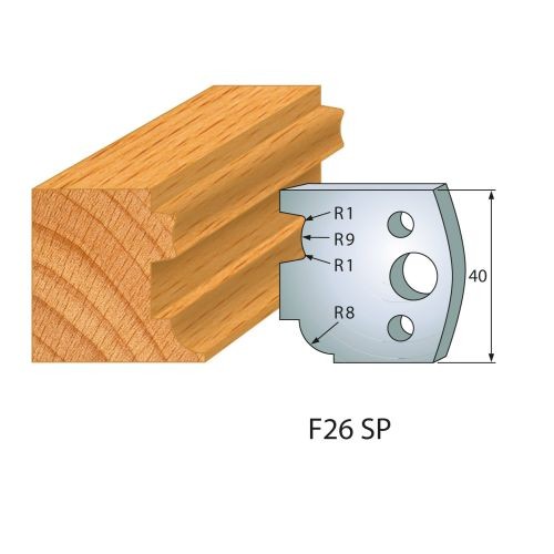 Abweiser für Profilmesser Nr.26 | BG-konform - 40 mm