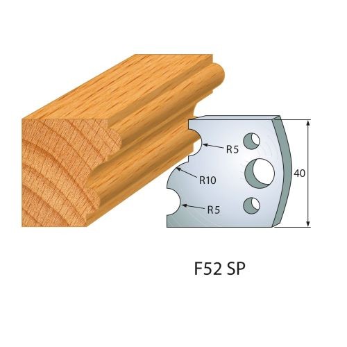 Abweiser für Profilmesser Nr.52 | BG-konform - 40 mm