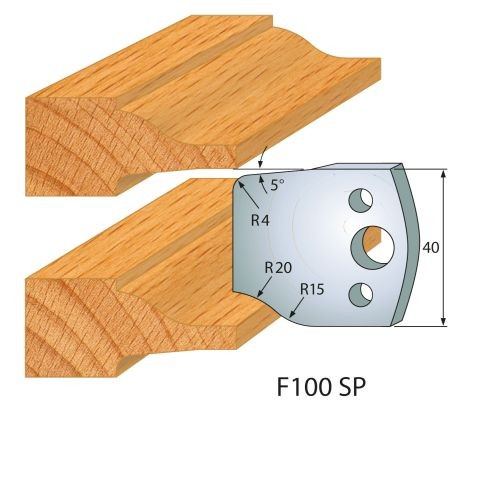 Abweiser für Profilmesser Nr.210 | BG-konform - 40 mm