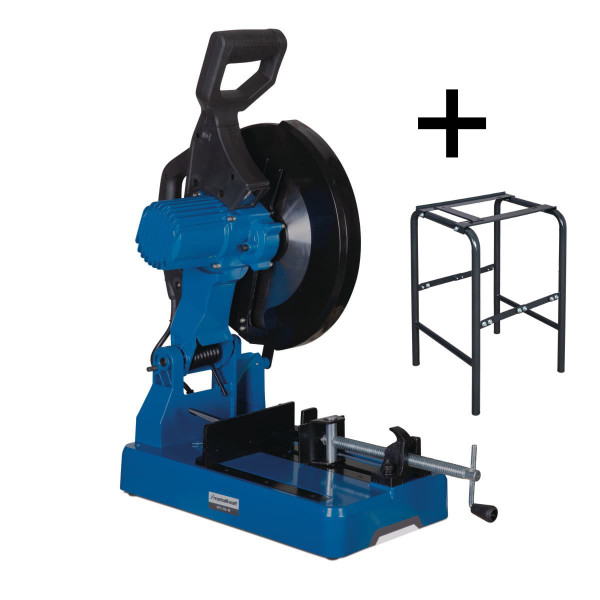 Metallkraft Metalltrockenschneider MTS 356-4B Set mit Sägebl. und Unterbau