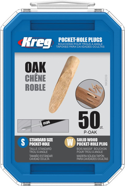KREG® Pocket-Hole Dübel Eiche VE=50 Stück