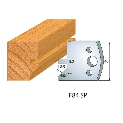 Abweiser für Profilmesser Nr.84 | BG-konform - 40 mm