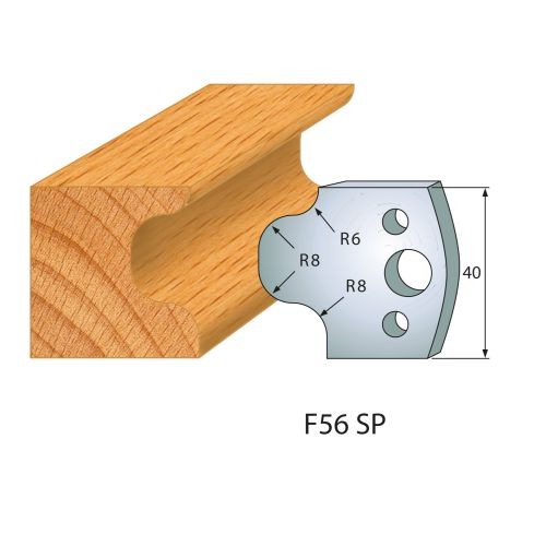 Abweiser für Profilmesser Nr.56 | BG-konform - 40 mm