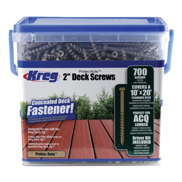 KREG® Protec-Kote Terrassenschrauben - 51 mm VE=700 Stück