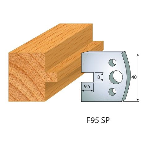 Abweiser für Profilmesser Nr.95 | BG-konform - 40 mm