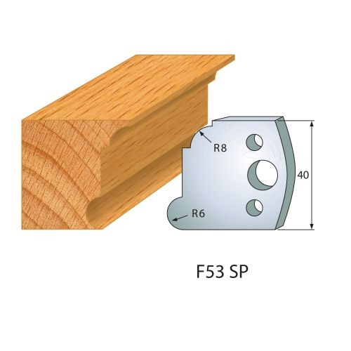 Abweiser für Profilmesser Nr.53 | BG-konform - 40 mm