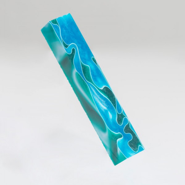 Acryl-Kantel Lava blau/grün