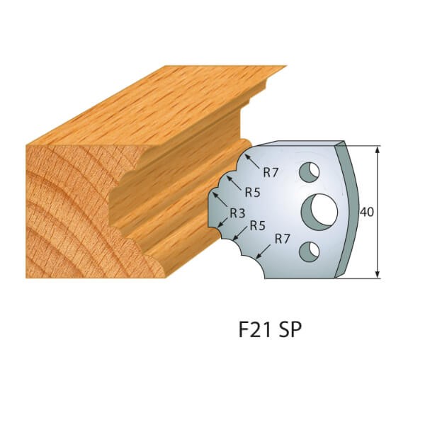 Abweiser für Profilmesser Nr.21 | BG-konform - 40mm