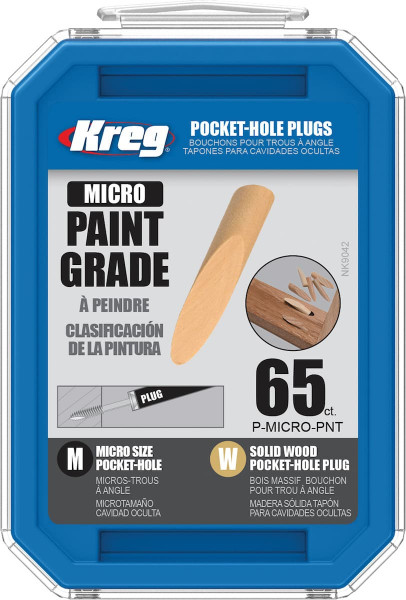 KREG® Micro-Pocket-Hole Dübel lackierbar VE=65 Stück