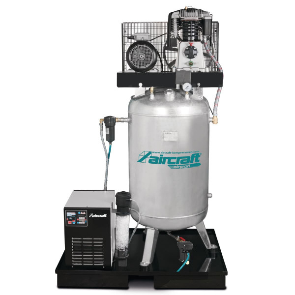 Aircraft AIRPROFI Stationärer Kolbenkompressor mit Kältetrockner, Feinfilter