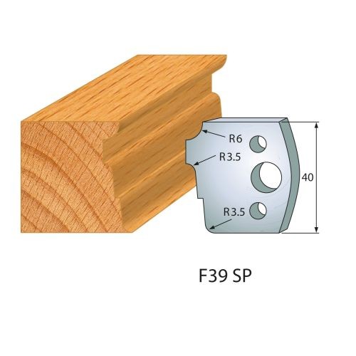 Abweiser für Profilmesser Nr.39 | BG-konform - 40 mm