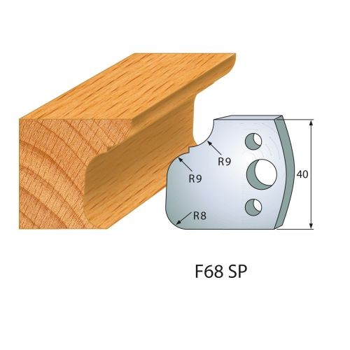 Abweiser für Profilmesser Nr.68 | BG-konform - 40 mm