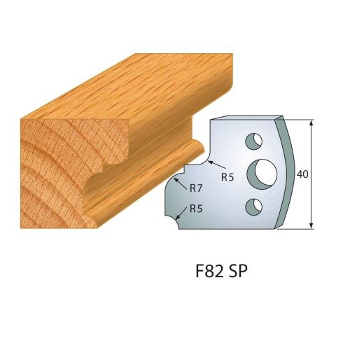 Abweiser für Profilmesser Nr.82 | BG-konform - 40 mm