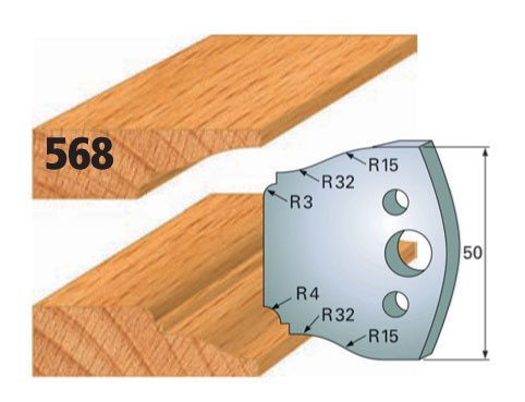 Abweiser für Profilmesser Nr. 568 | 50 mm