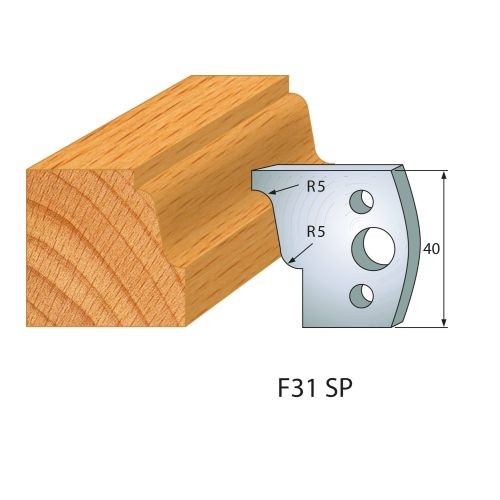 Abweiser für Profilmesser Nr.31 | BG-konform - 40 mm