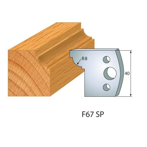 Abweiser für Profilmesser Nr.67 | BG-konform - 40 mm