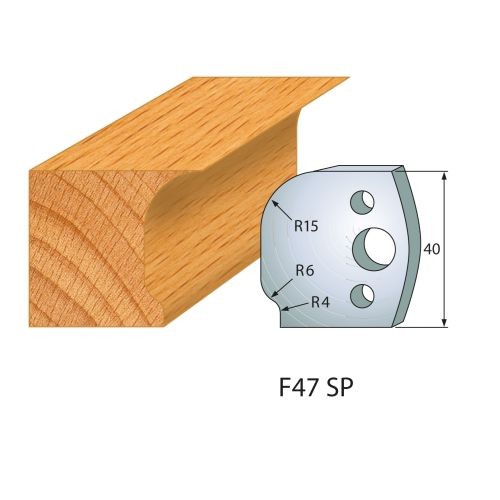 Abweiser für Profilmesser Nr.47 | BG-konform - 40 mm