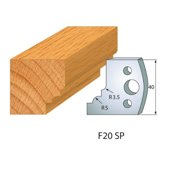 Abweiser für Profilmesser Nr.20 | BG-konform - 40mm